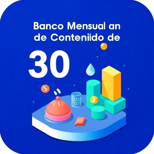 Banco Mensual de Contenido — 30 Ideas en una Sola Sesión con Claude AI